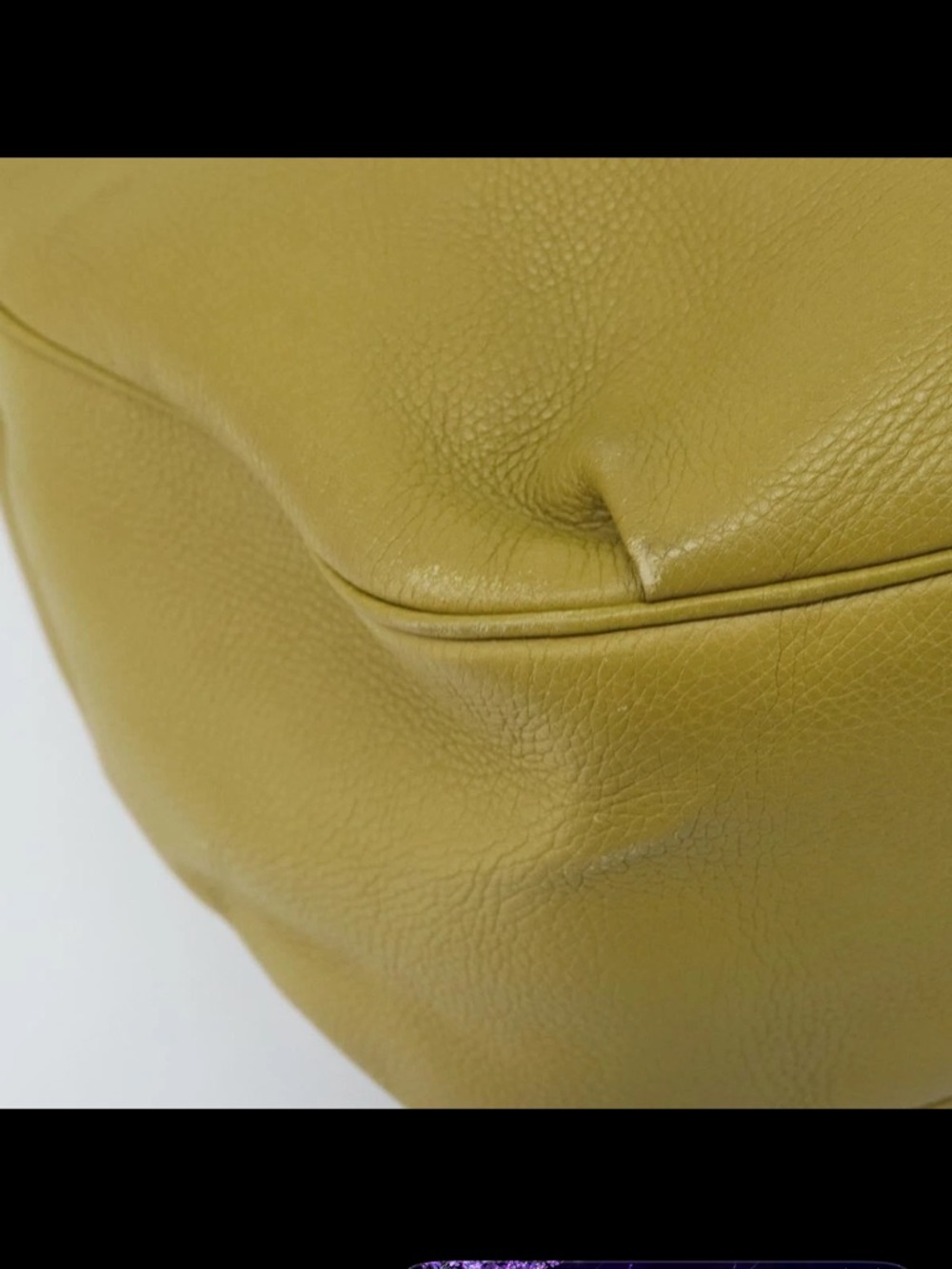 Gucci horsebit Emily Leather Bag in Olive Green with Chain Detail - Picture 12 of 13